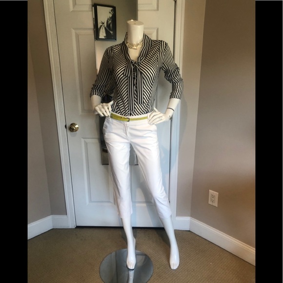 J. Crew Pants - J Crew cocktail capris in white color